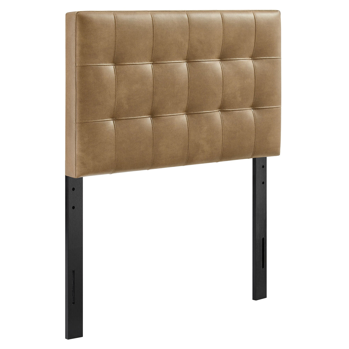 Lily Vegan Leather Twin Size Headboard, Toast