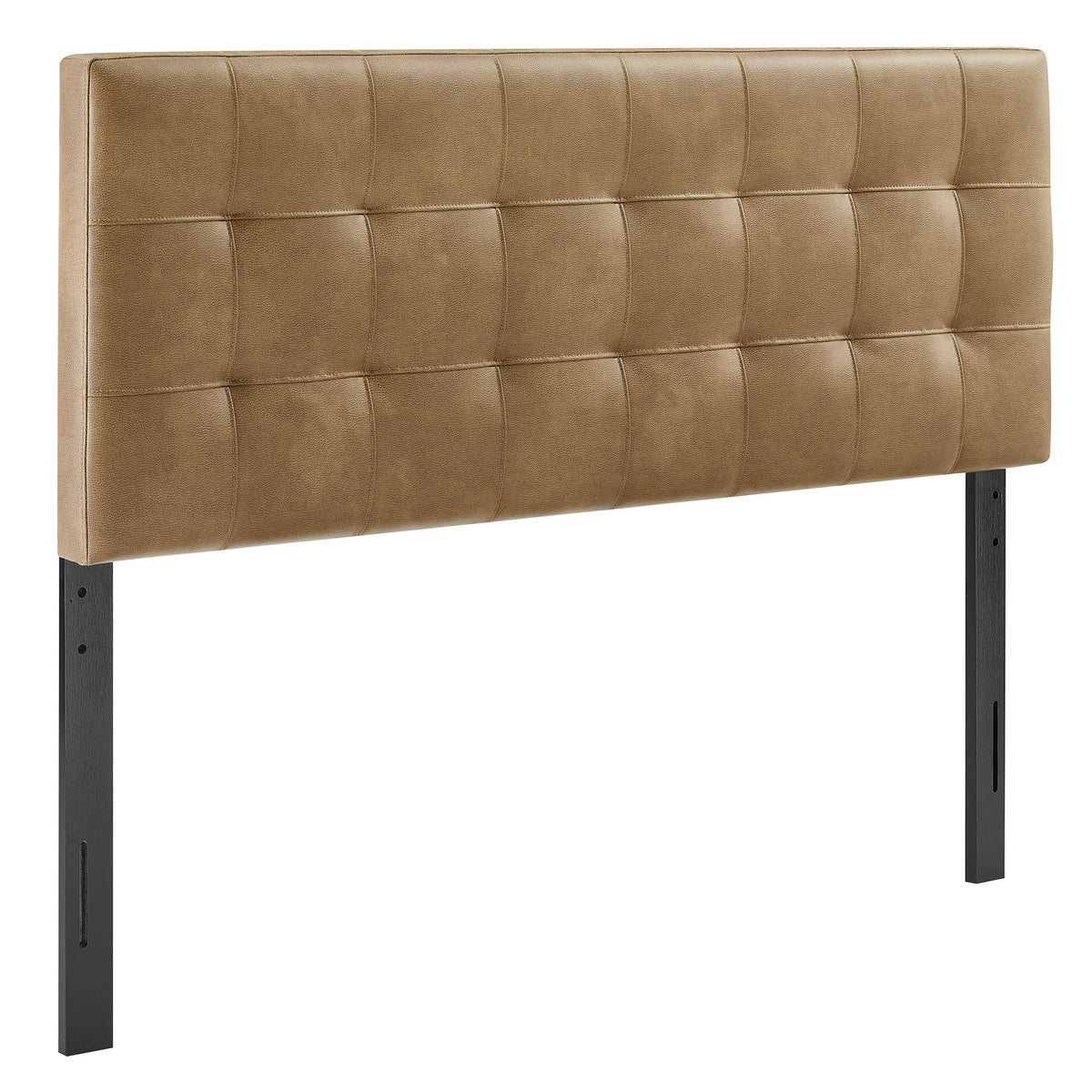 Lily Vegan Leather King Size Headboard, Toast