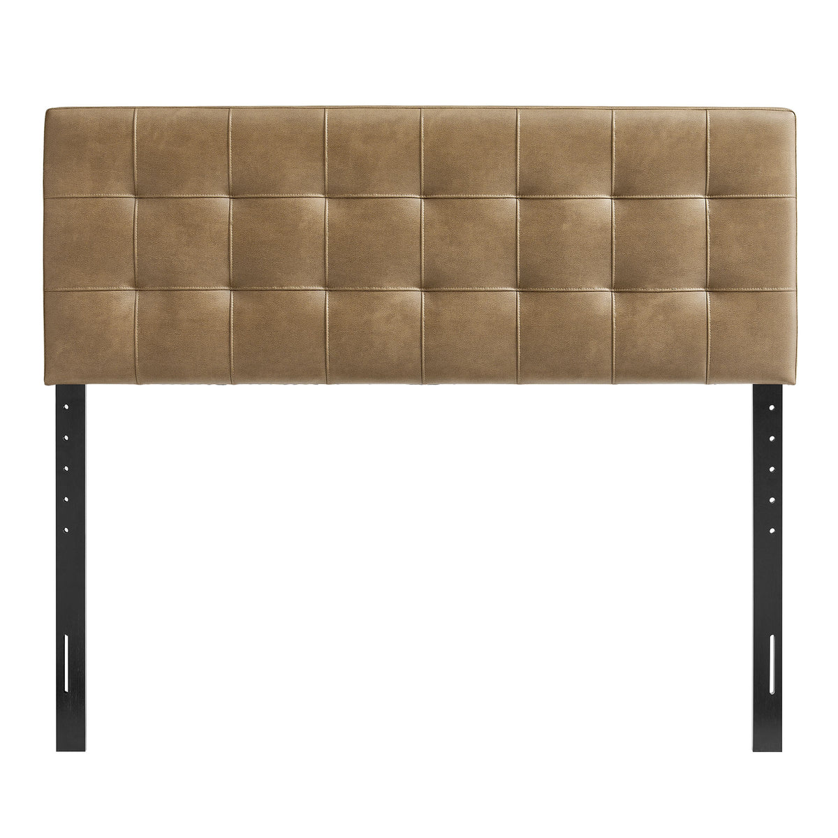 Lily Vegan Leather King Size Headboard, Toast