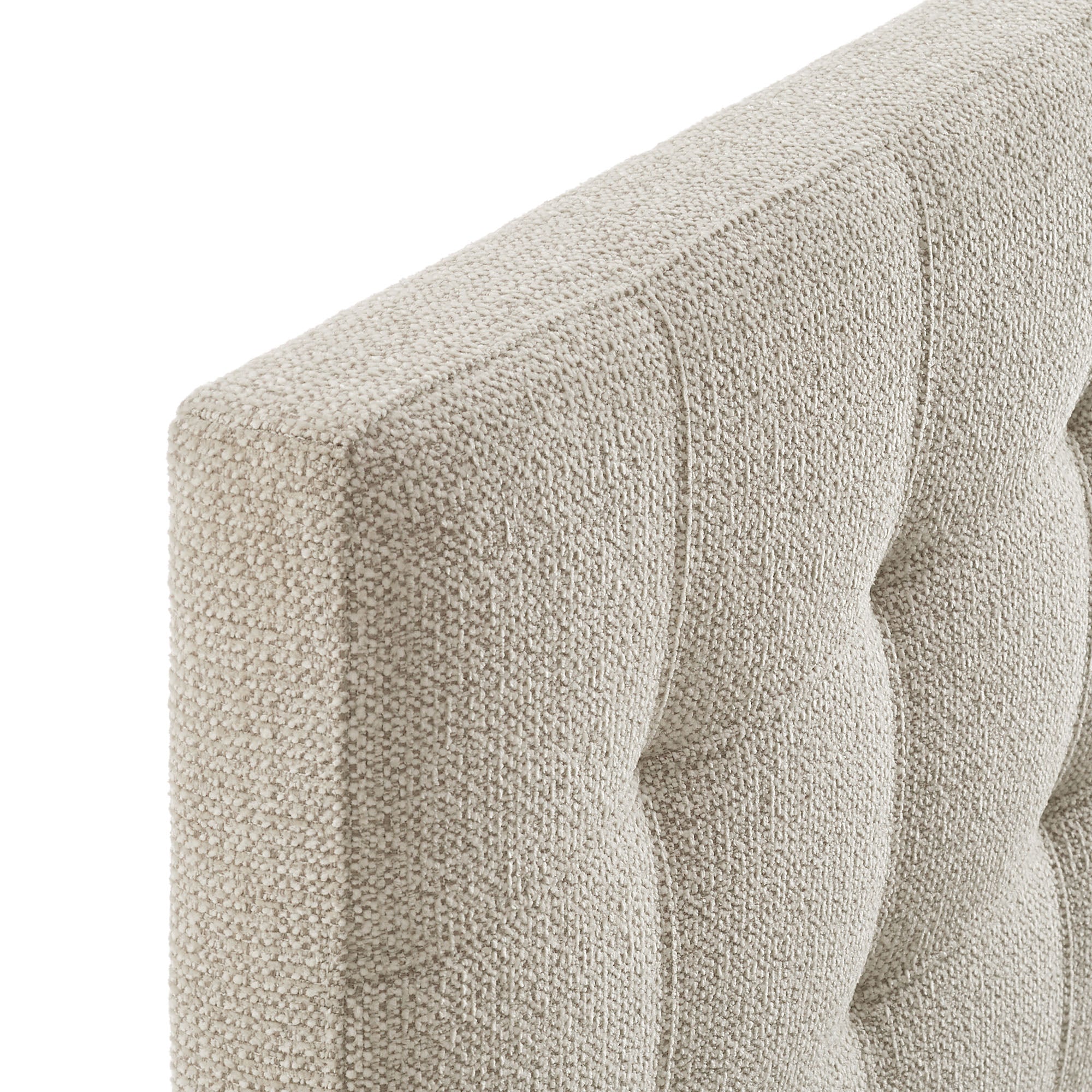 Lily Upholstered Full Size Headboard, Dove