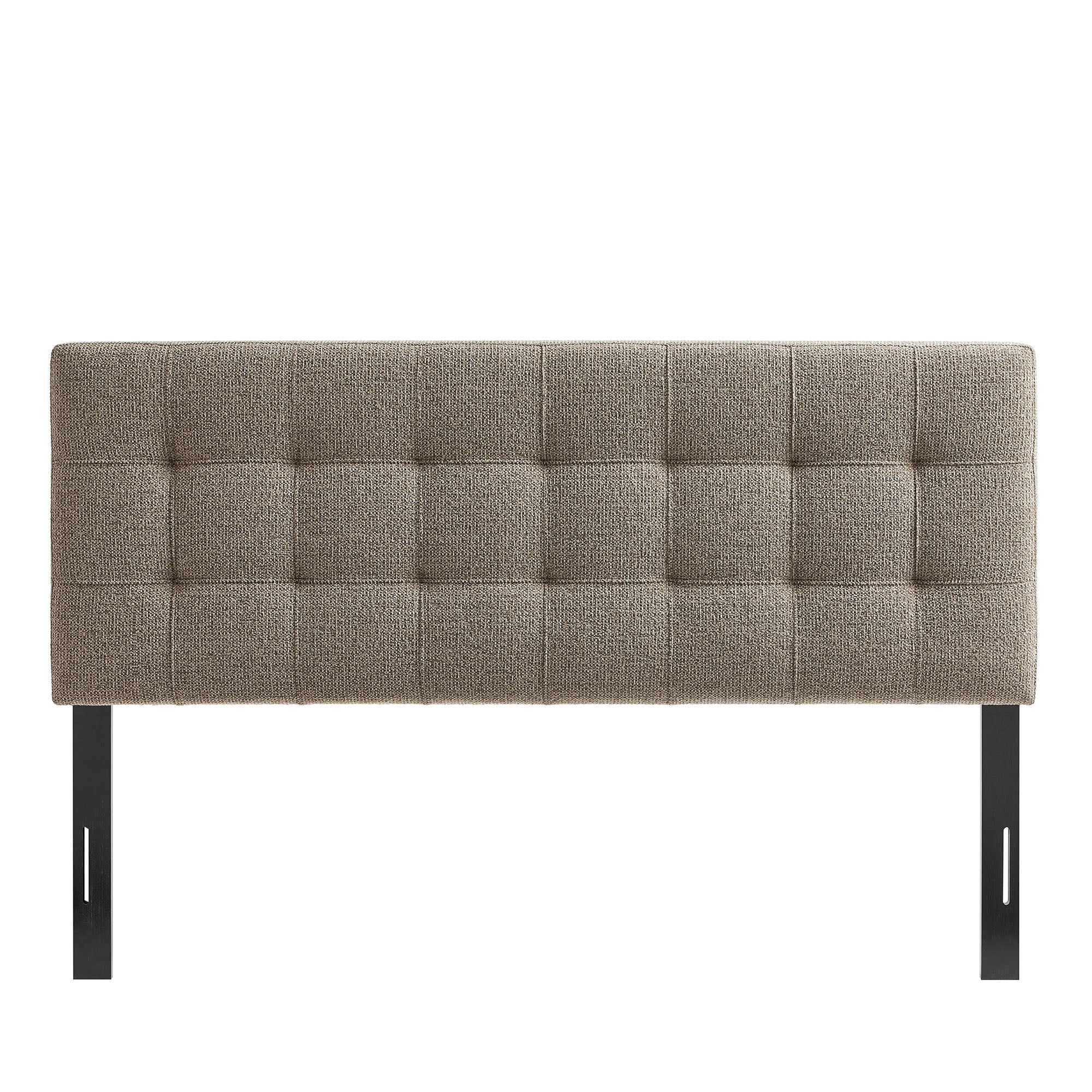 Lily Upholstered Full Size Headboard, Taupe