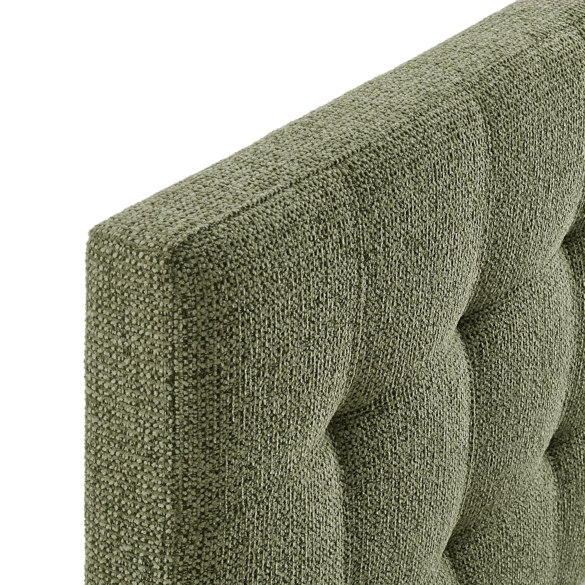 Lily Upholstered King Size Headboard, Leaf
