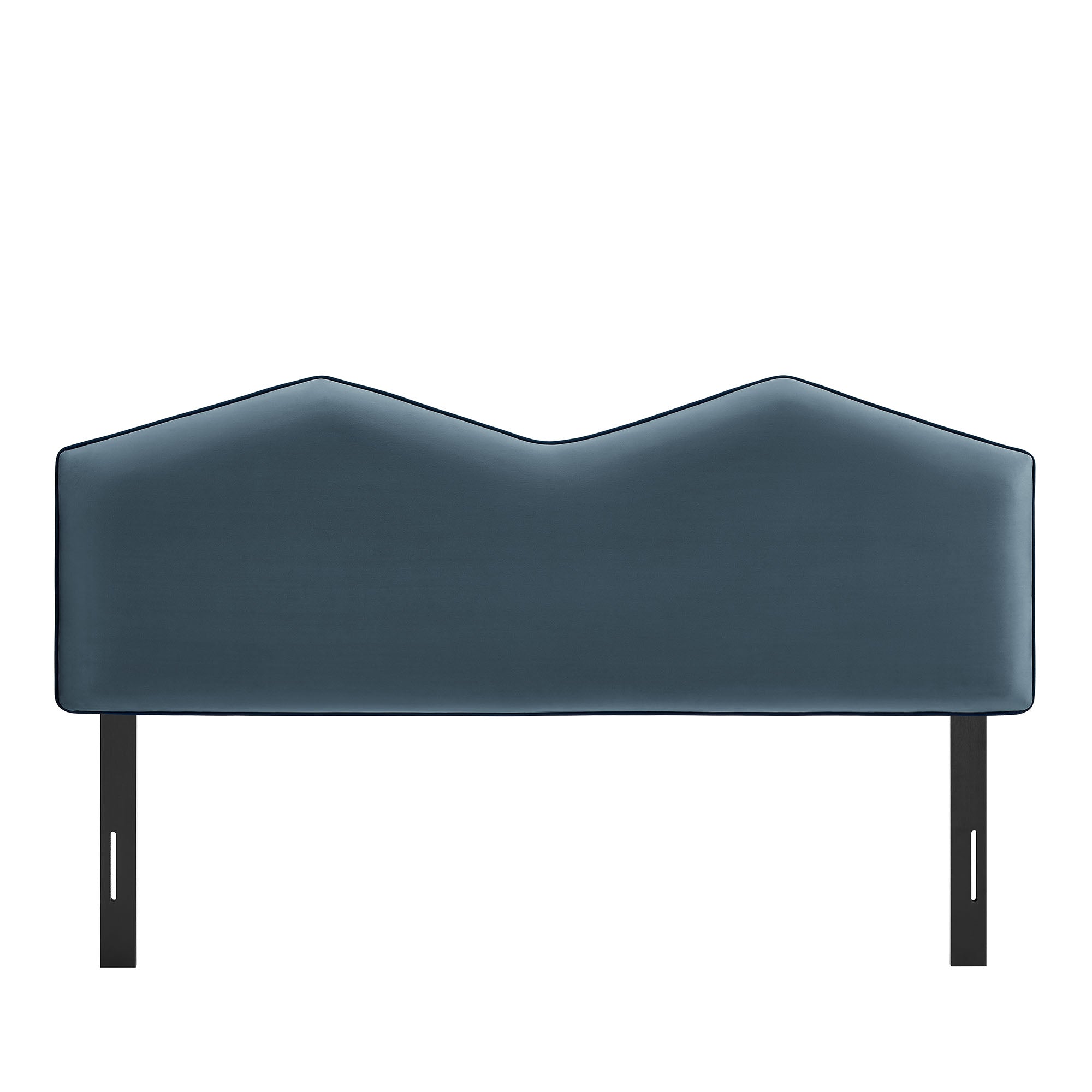 Cosette Performance Velvet Full Size Headboard, Cadet Blue