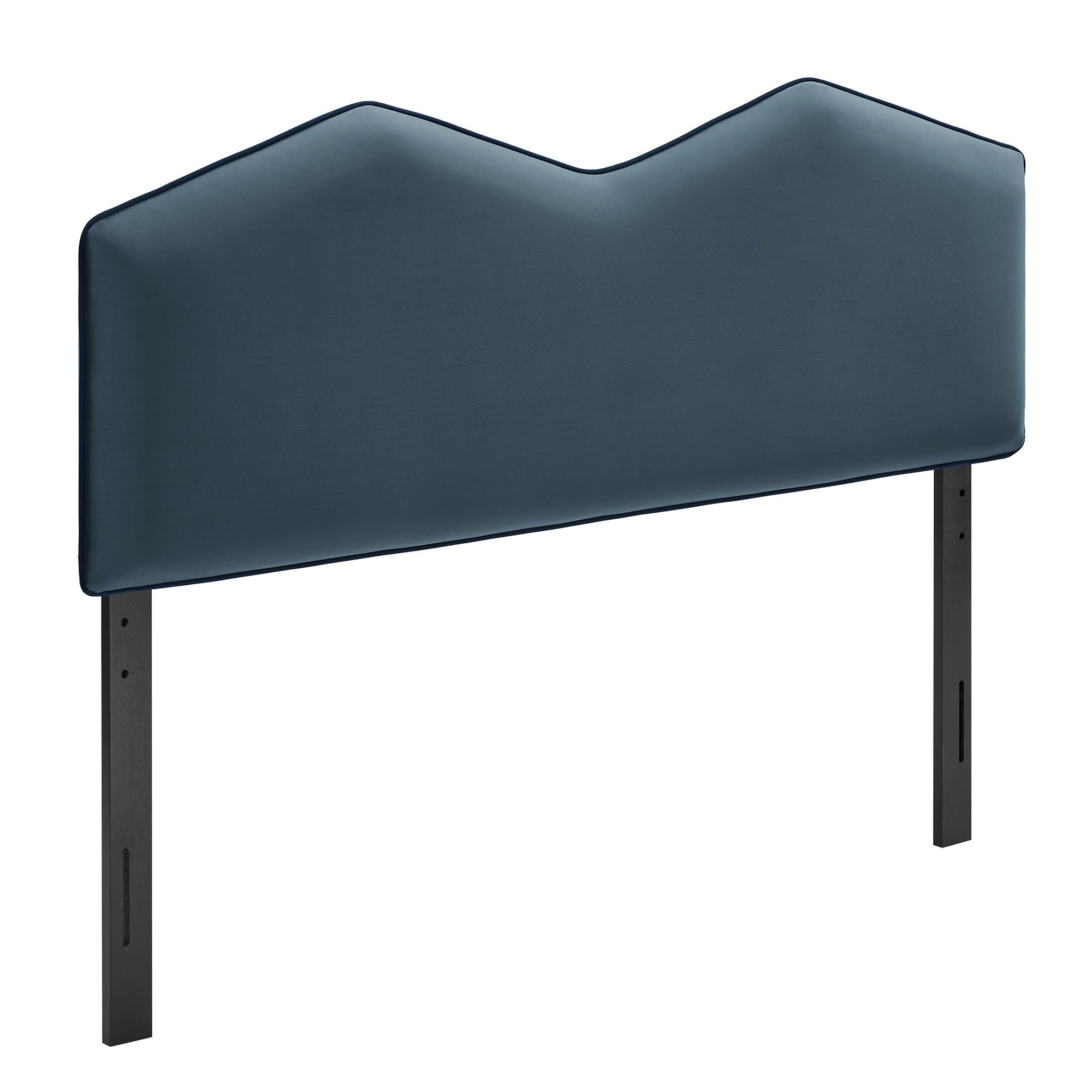 Cosette Performance Velvet King Size Headboard, Cadet Blue