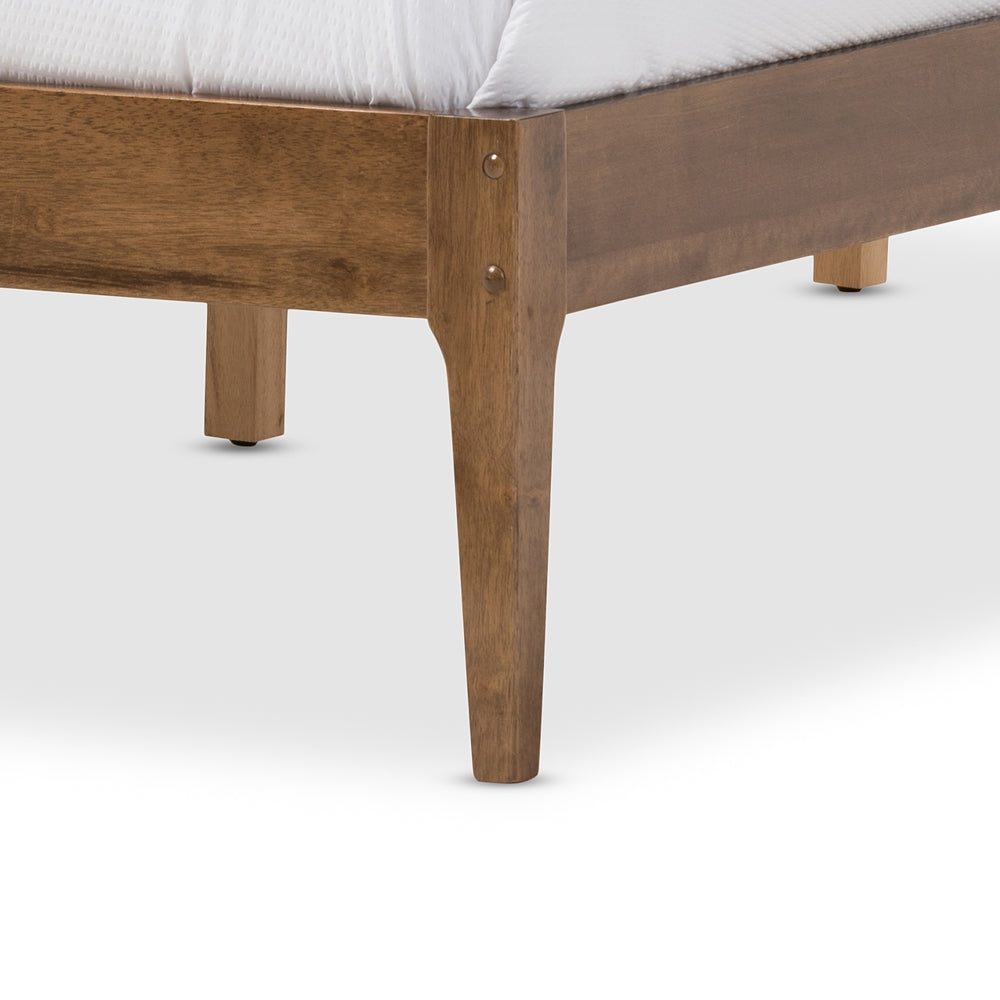 Bentley Cappuccino Finishing Solid Wood Queen Size Bed Frame