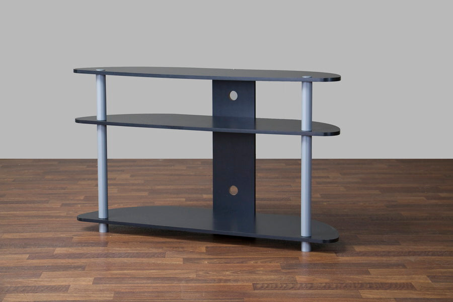 Orbit Black and Silver TV Stand