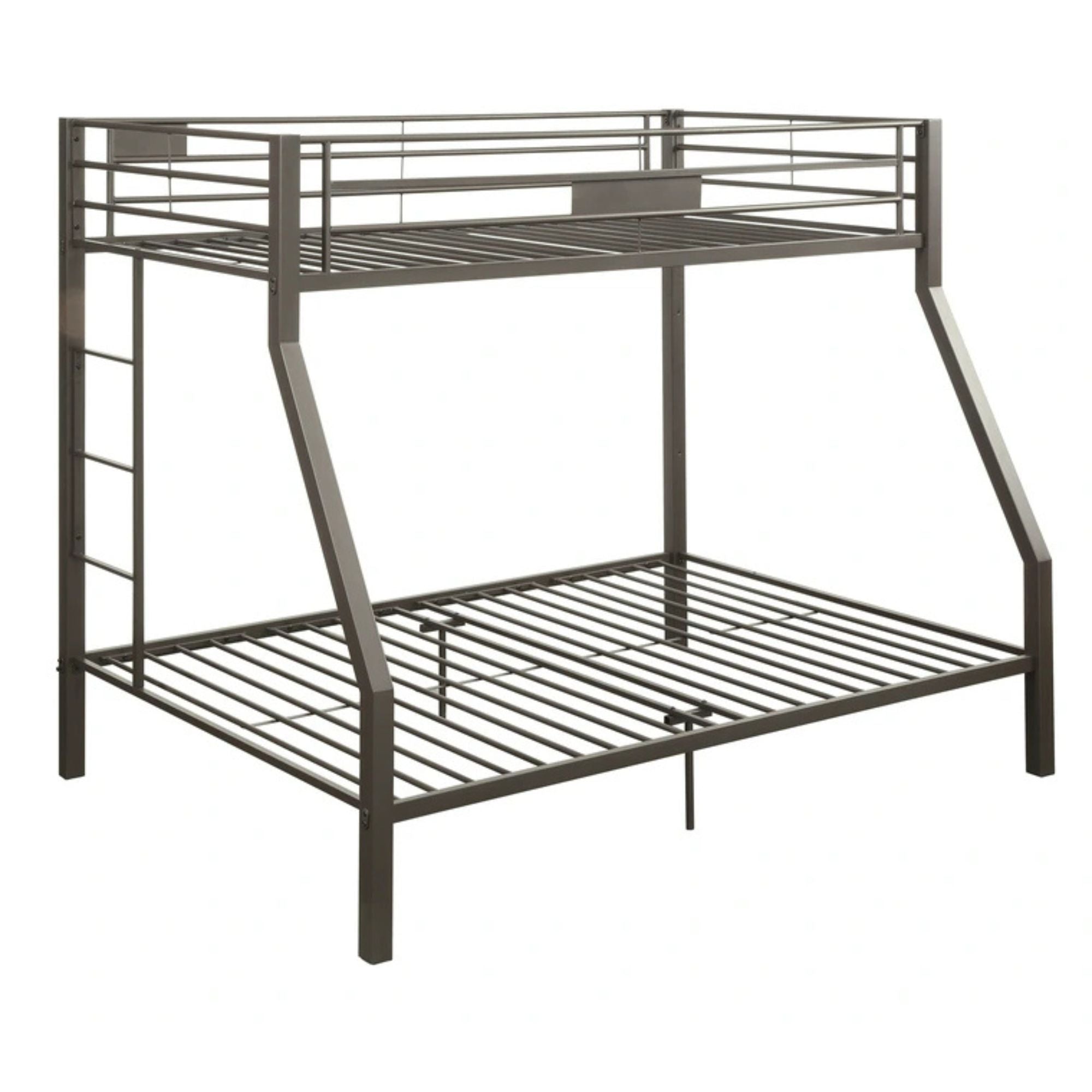 Morrison Limbra Twin over Full Sandy Brown Metal Bunk Bed – Contemporary Space-Saving Design