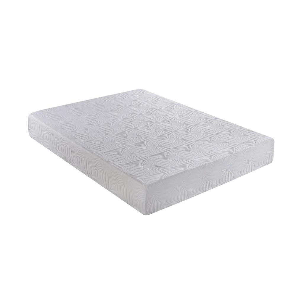 Ajay Key California King White Memory Foam Mattress – Medium-Plush Cooling Comfort