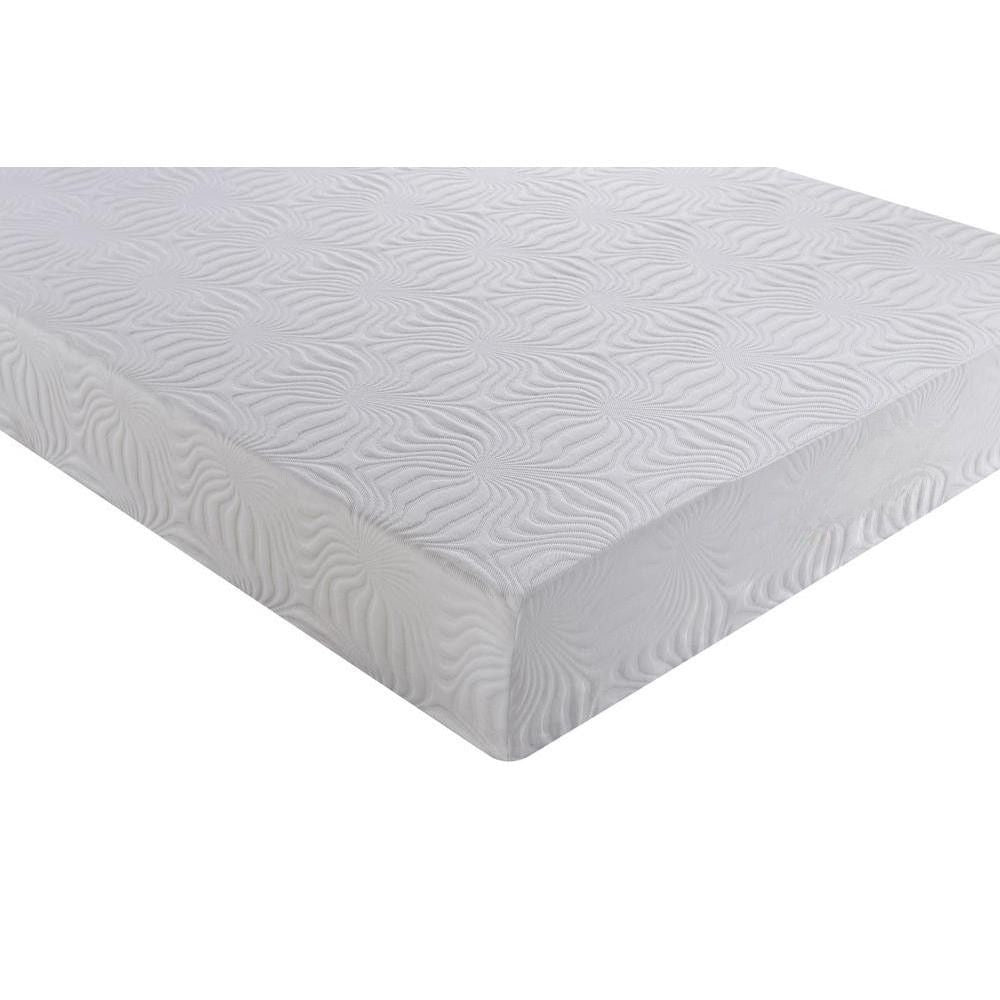 Ajay Key California King White Memory Foam Mattress – Medium-Plush Cooling Comfort