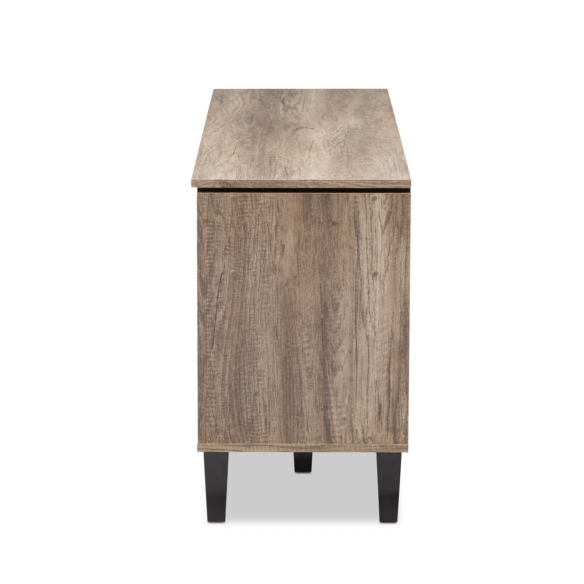 Cardiff Modern and Contemporary Light Brown Wood 55-Inch TV Stand