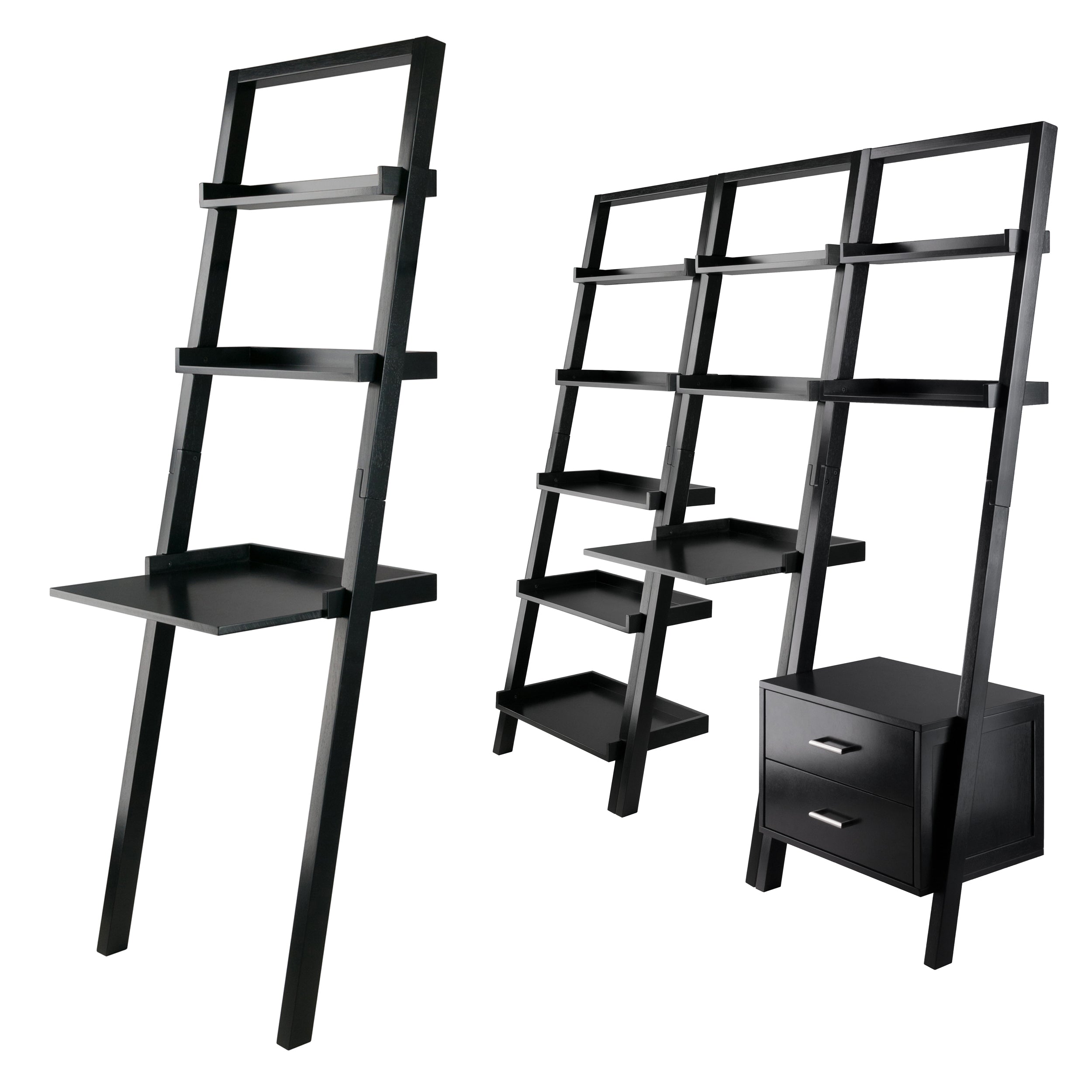 Bellamy Leaning Desk, Black