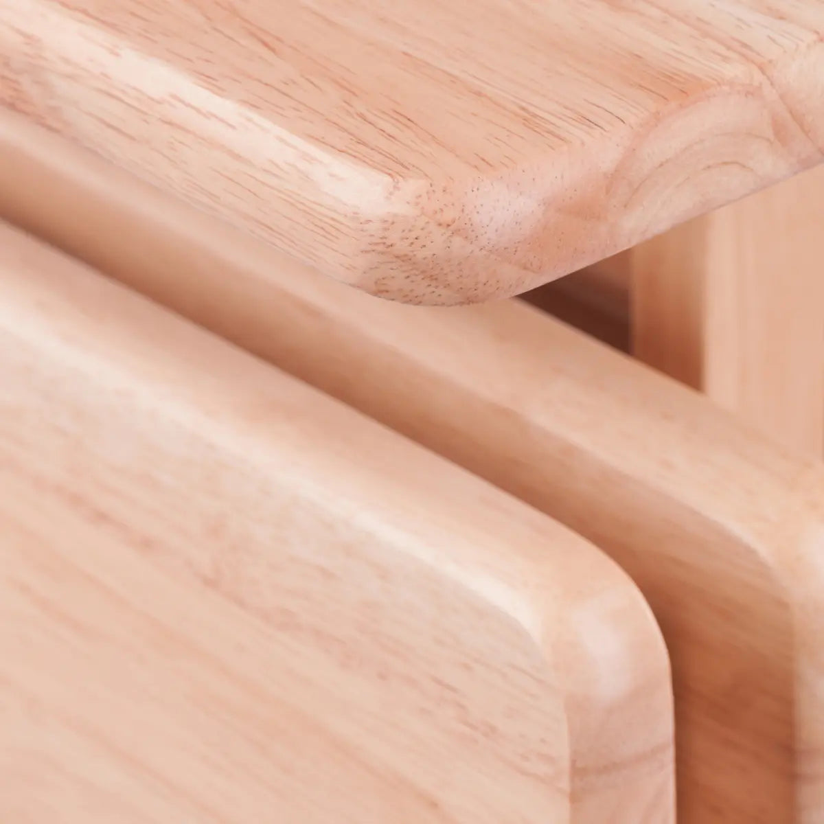 Riley 5-Pc Set Snack Table, Natural Finish