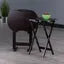Skippy 5-Pc Snack Table Set, Peanut Top, Espresso