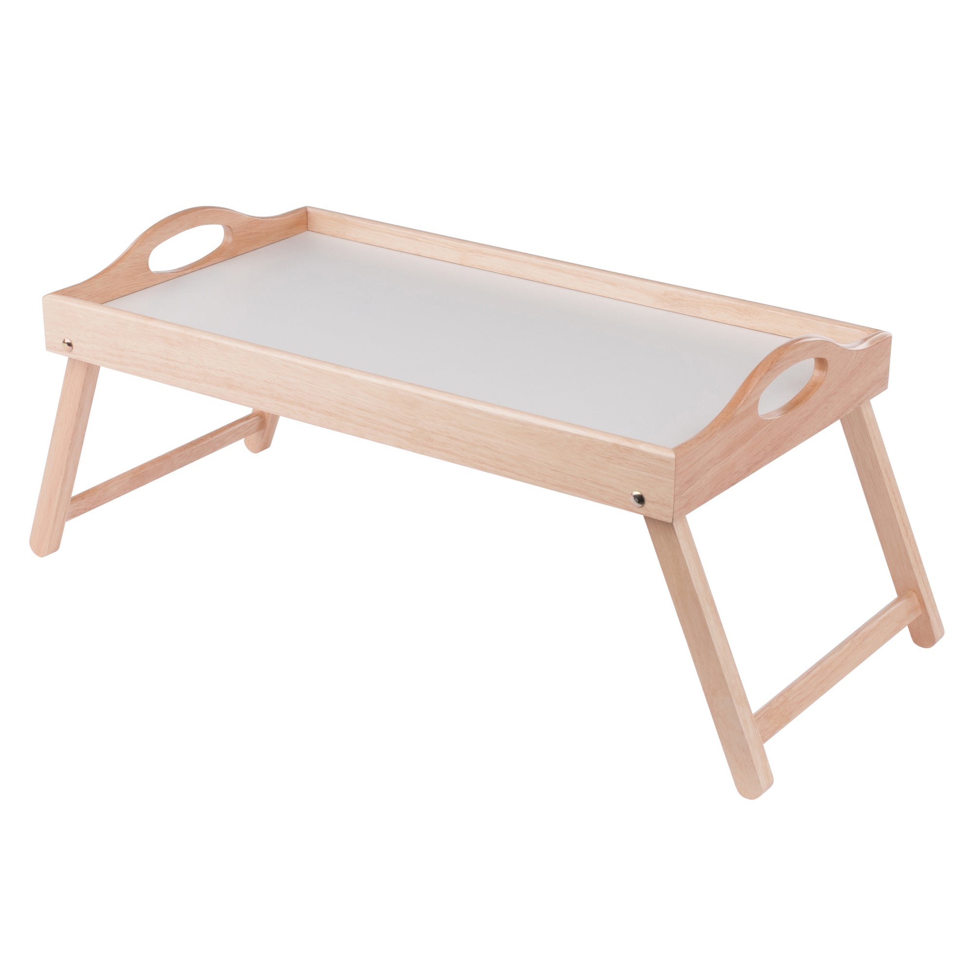 Alani Breakfast Tray, Natural and White