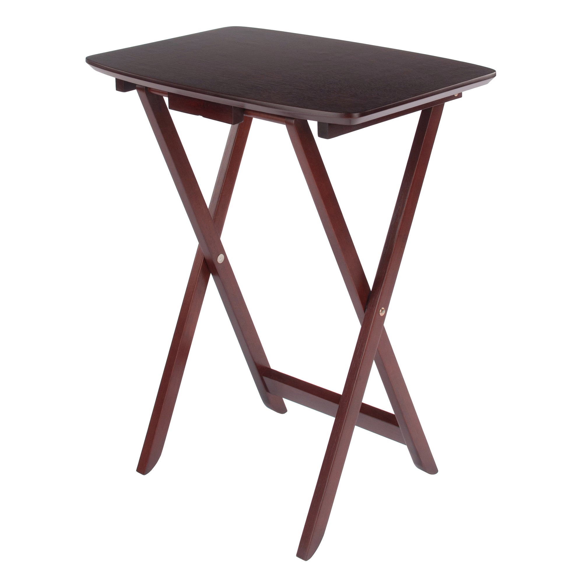 Darlene 2-Pc Snack Tables, Walnut