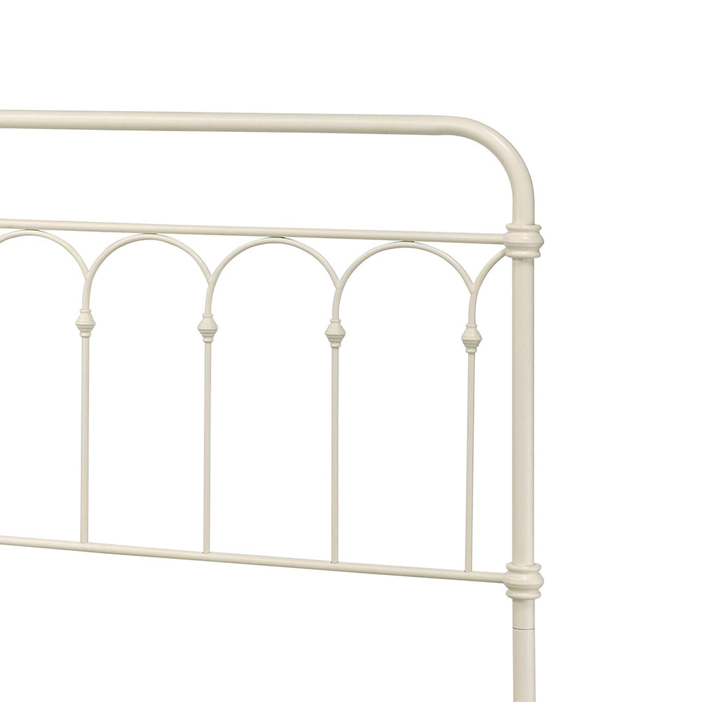 Hamona Citron Full Bed White Wood – Modern Low Profile Platform Frame
