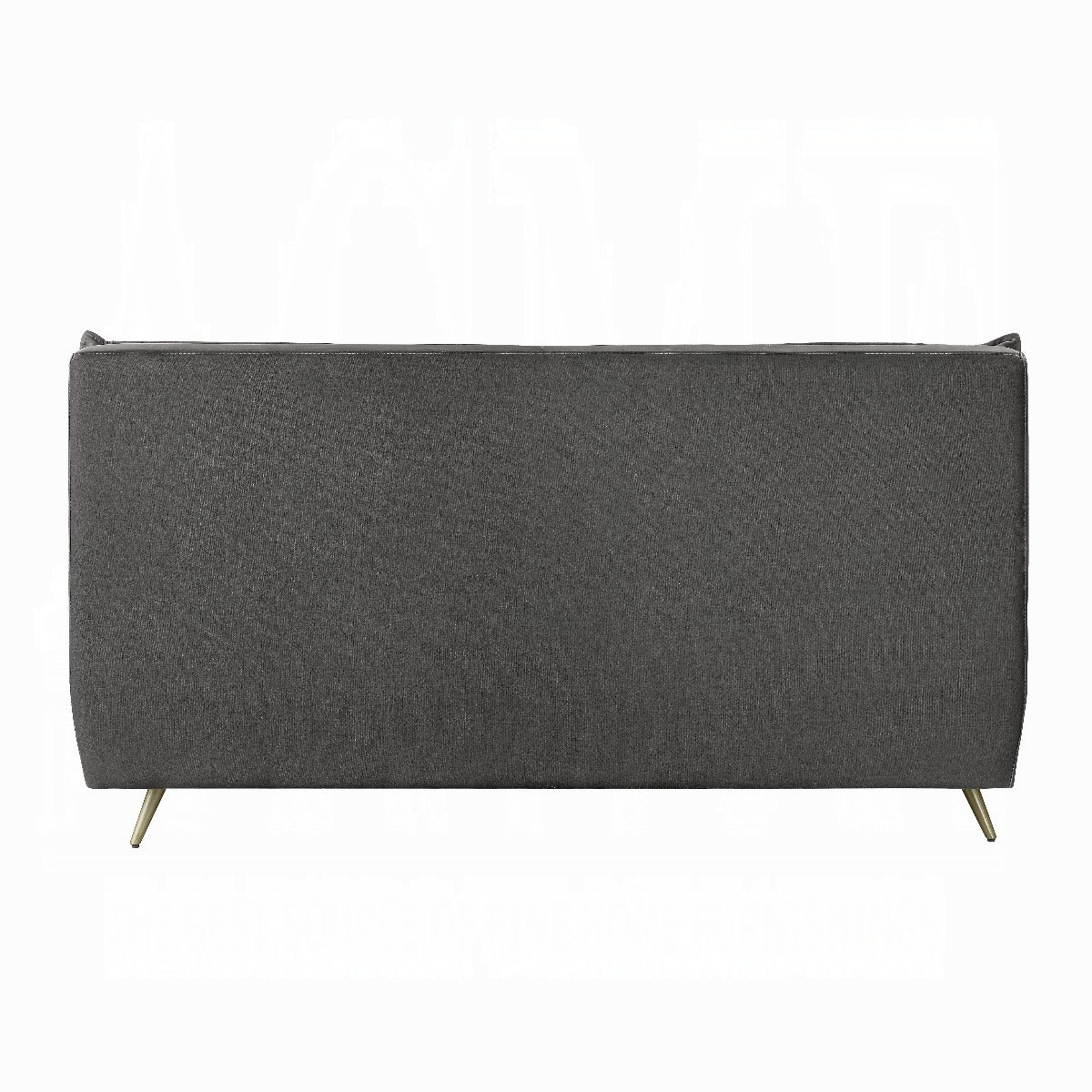 Turner Doris Queen Beige Upholstered Bed – Modern Platform Design with Padded Headboard