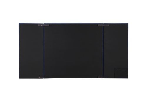 Oxford Damazy Eastern King Faux Leather Bed Sleek Modern Look