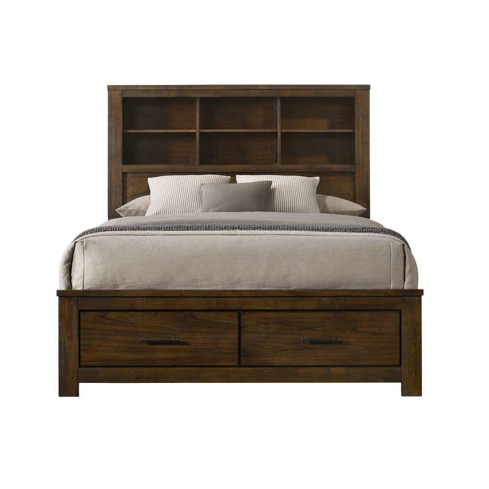 Kadam Merrilee II Eastern King Solid Wood Bed – Traditional Look, Durable Build