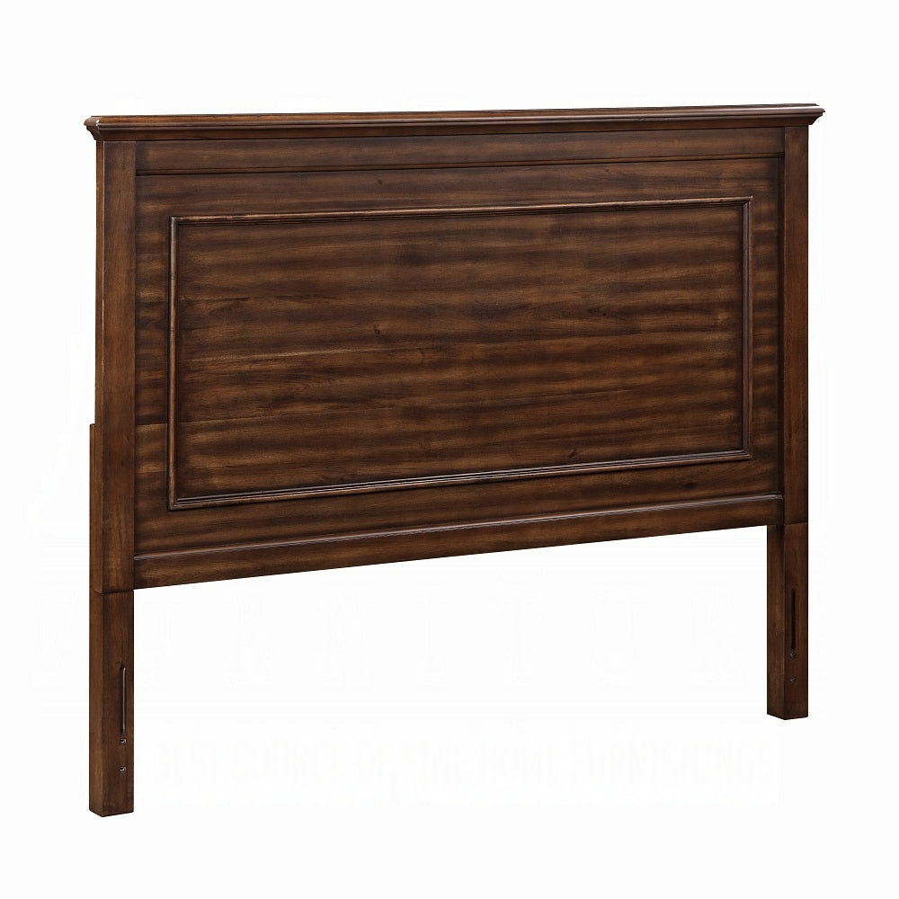 Sidu Franklin Queen Bedroom Set Brushed Walnut – 4pc Wood Bed, Dresser & Mirror