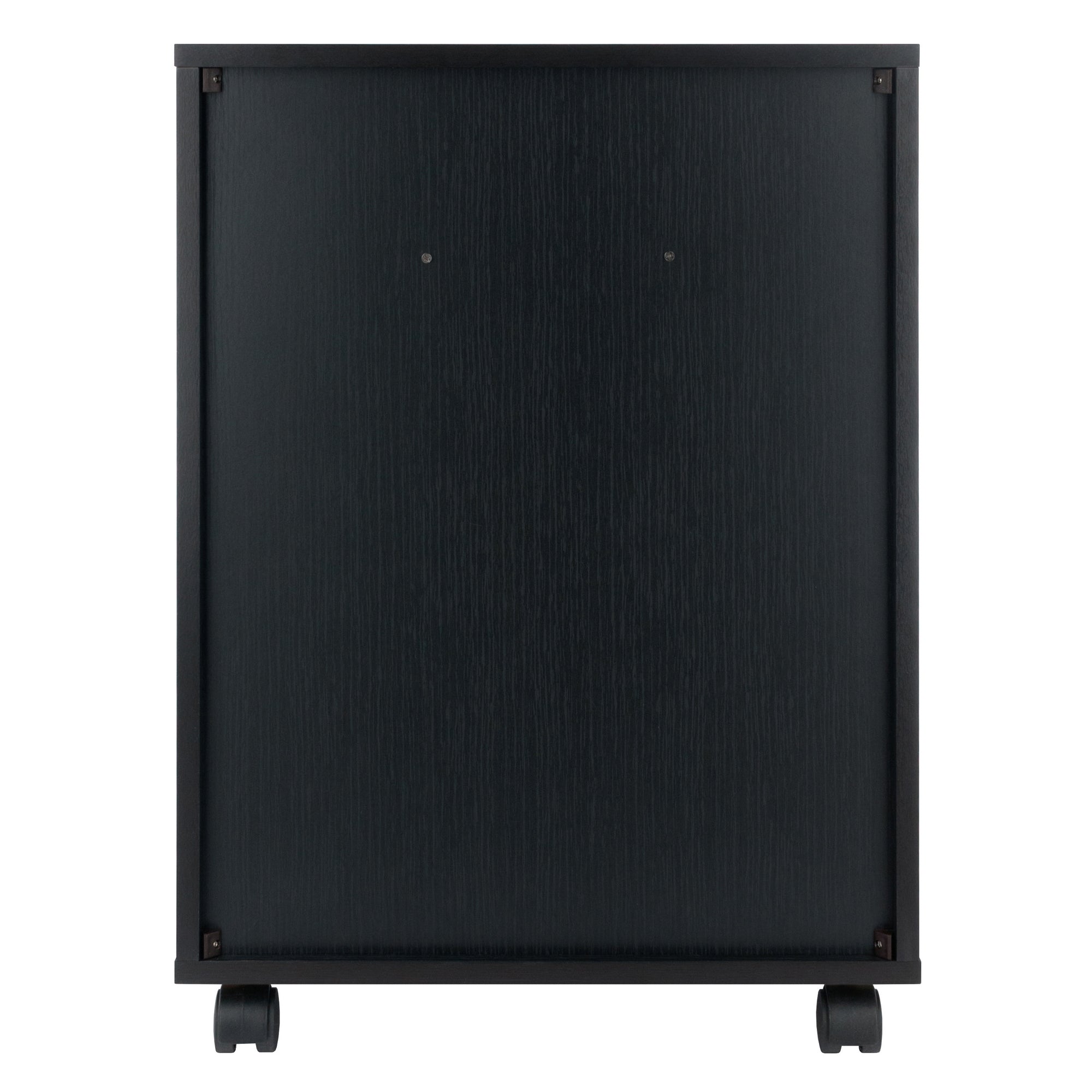Halifax Bins & Drawers Storage Mobile Cabinet, Black