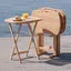 Lucca 5-pc Snack Table Set, Natural