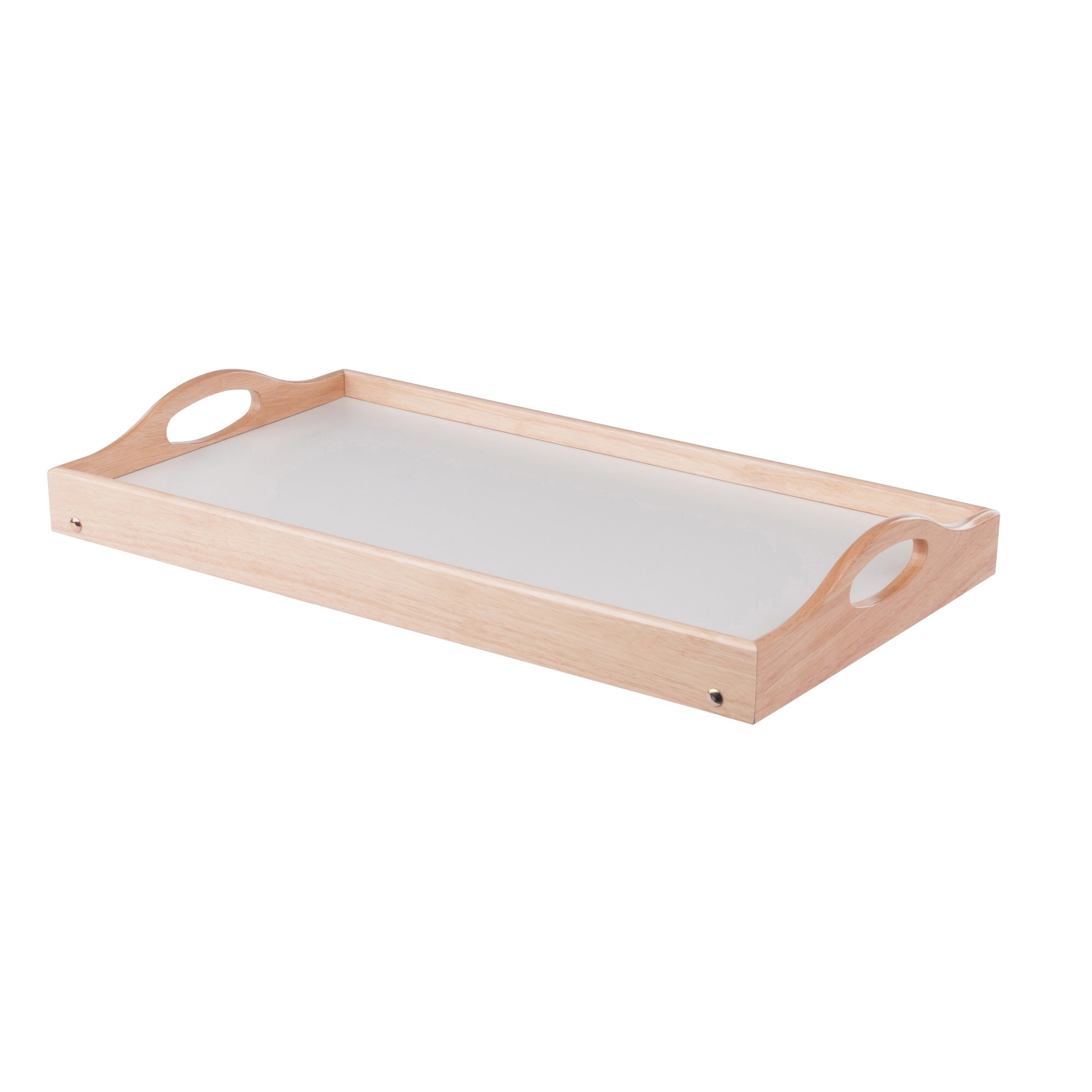 Alani Breakfast Tray, Natural and White