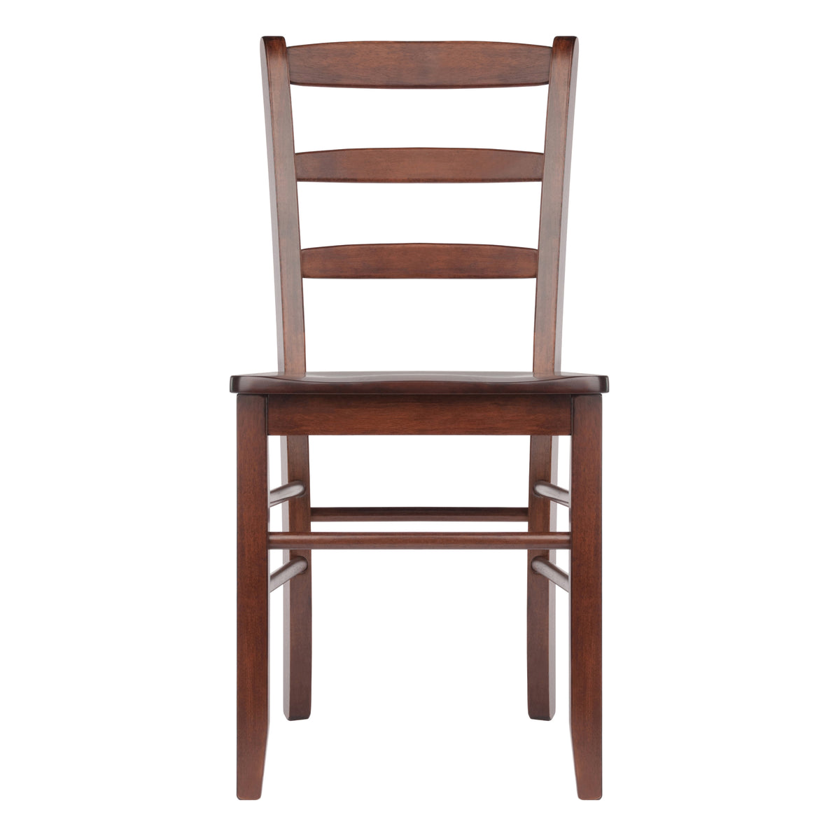 Benjamin 2-Pc Ladder-back Chair Set, Walnut