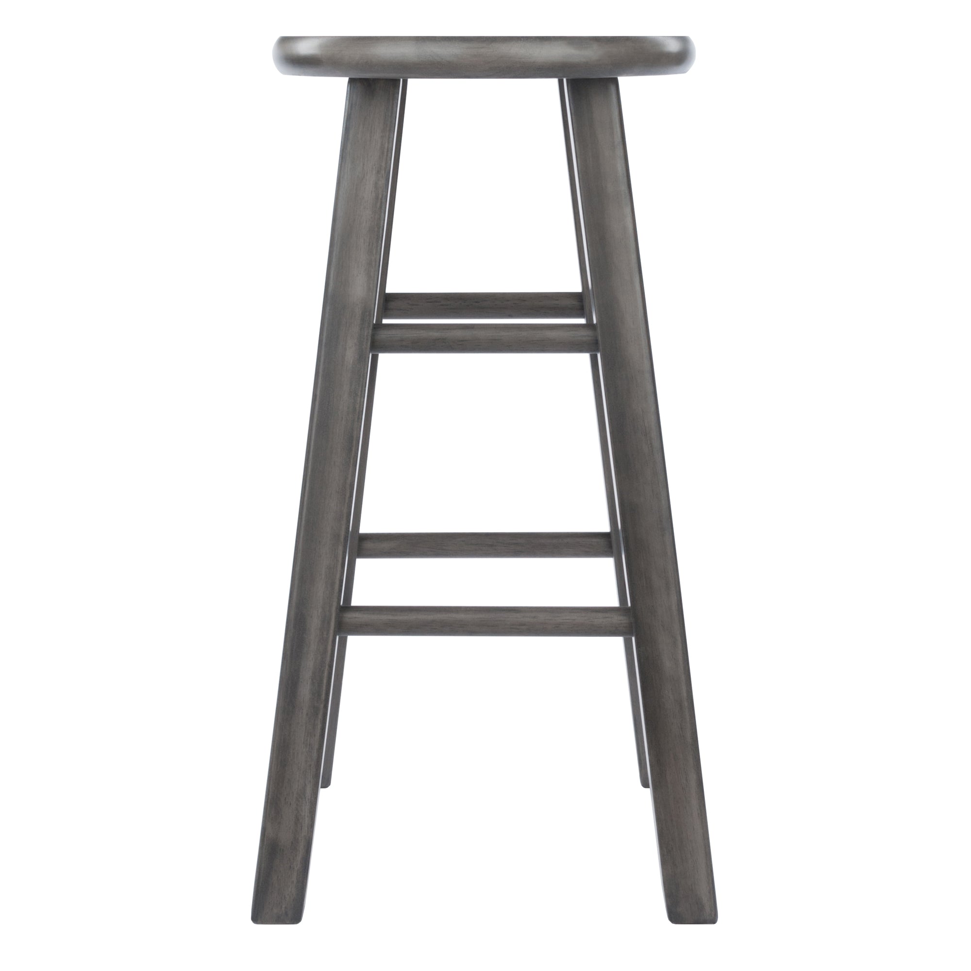 Ivy Square Leg Counter Stool, Rustic Gray