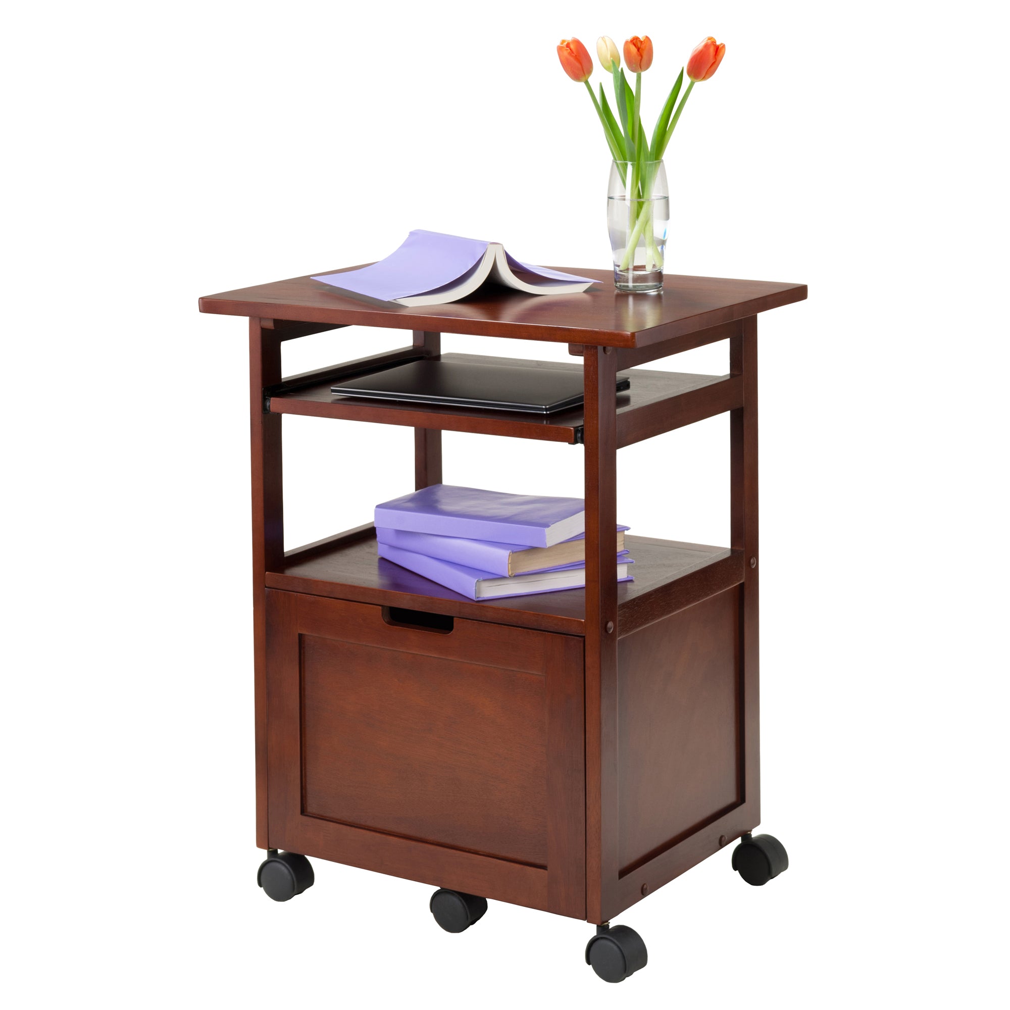 Piper Work Station, Keyboard, Walnut