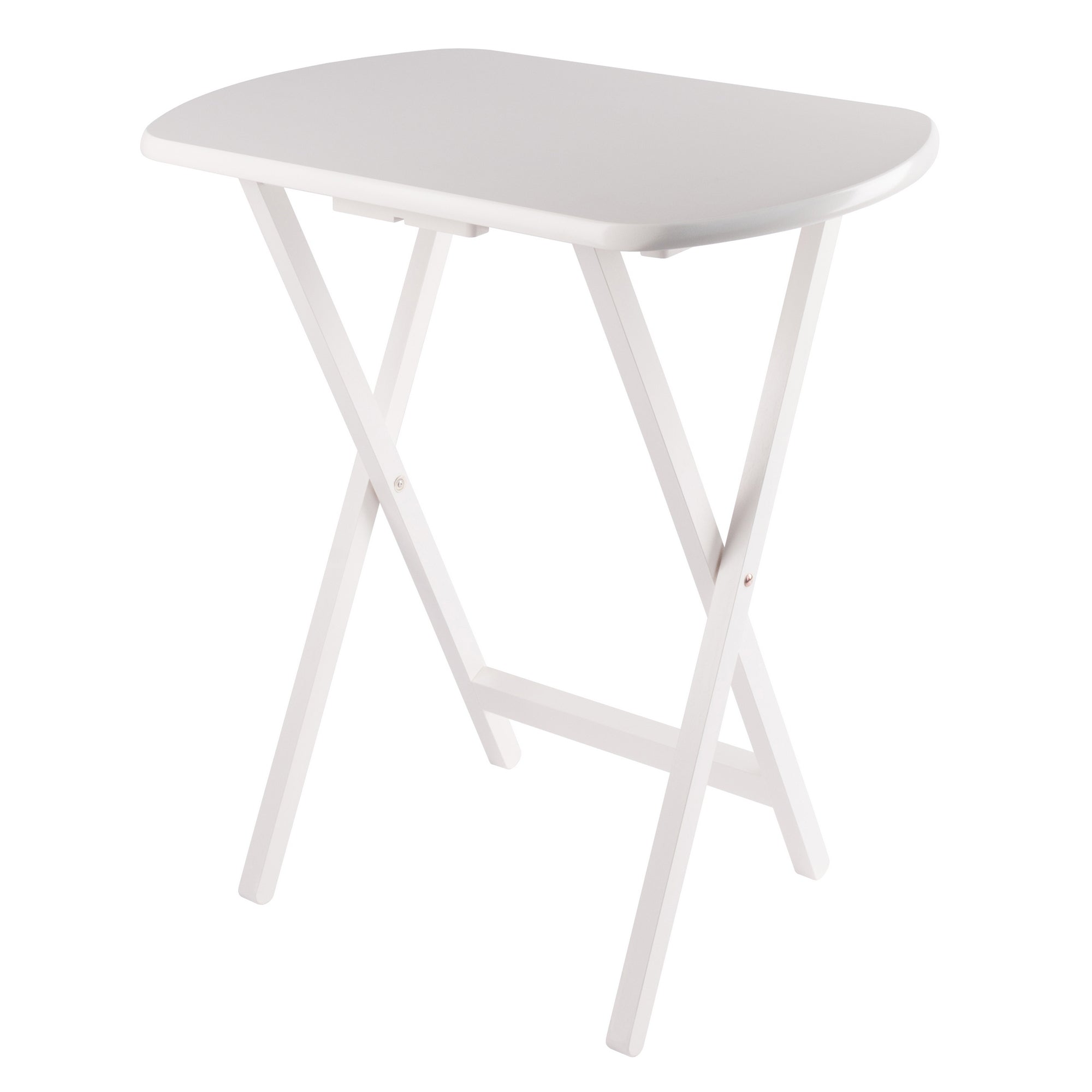 Corbett 2-Pc Oversized Snack Tables, White