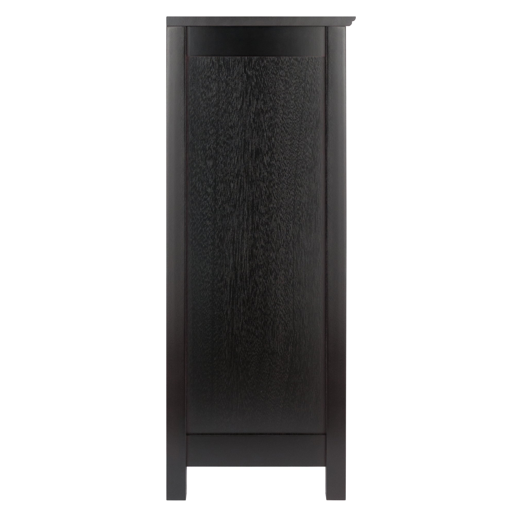 Terrace 2-Section Bookcase, Wide Shelf, Espresso