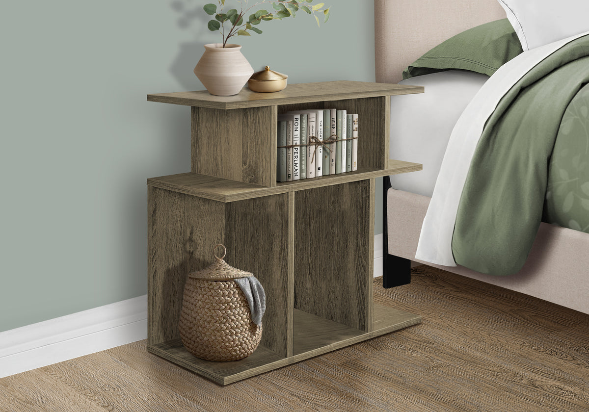 Ellastone - Accent Table Side End Nightstand Lamp Living Room Bedroom Brown