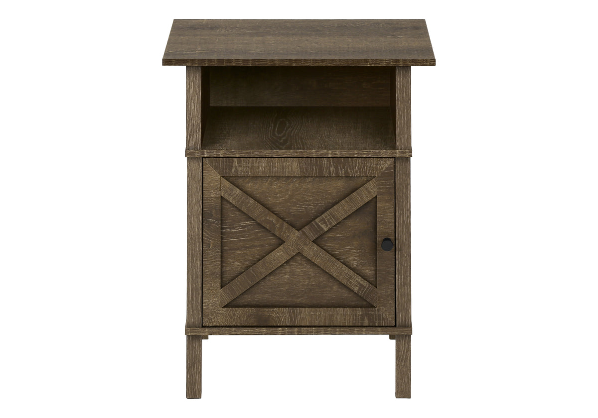 Alona - Accent Table Side Table End Living Room Small Storage Dark