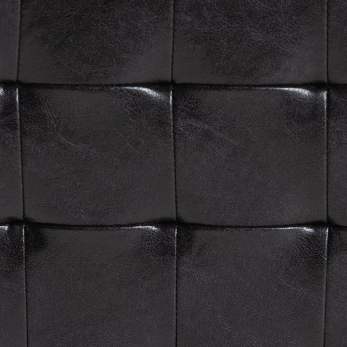 Siskal Dark Brown Modern Cube Ottoman (Set of 2)