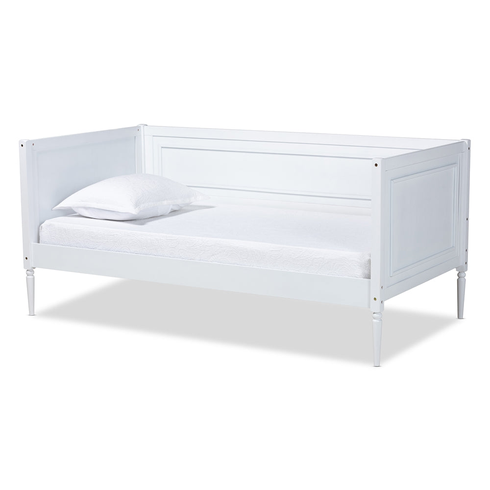 Daniella White Finished Wood Daybed