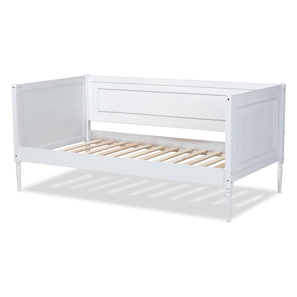 Daniella White Finished Wood Daybed