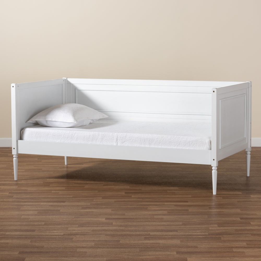 Daniella White Finished Wood Daybed
