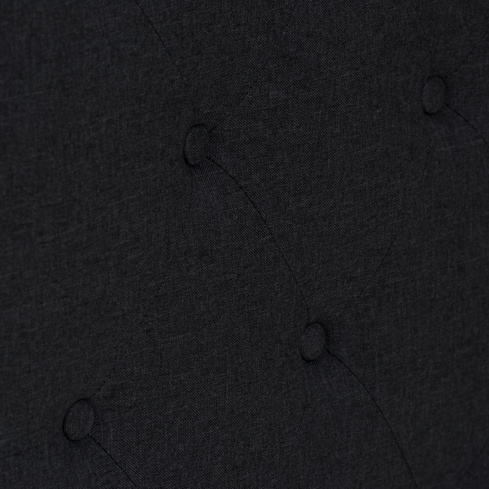 Narine Alena Twin Dark Grey Fabric Daybed – Modern Upholstered Frame with Pull-Out Trundle