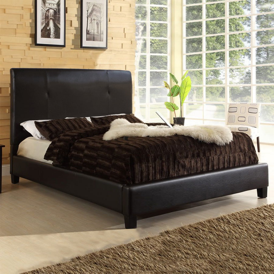Cambridge Dark Brown Queen Size Bed