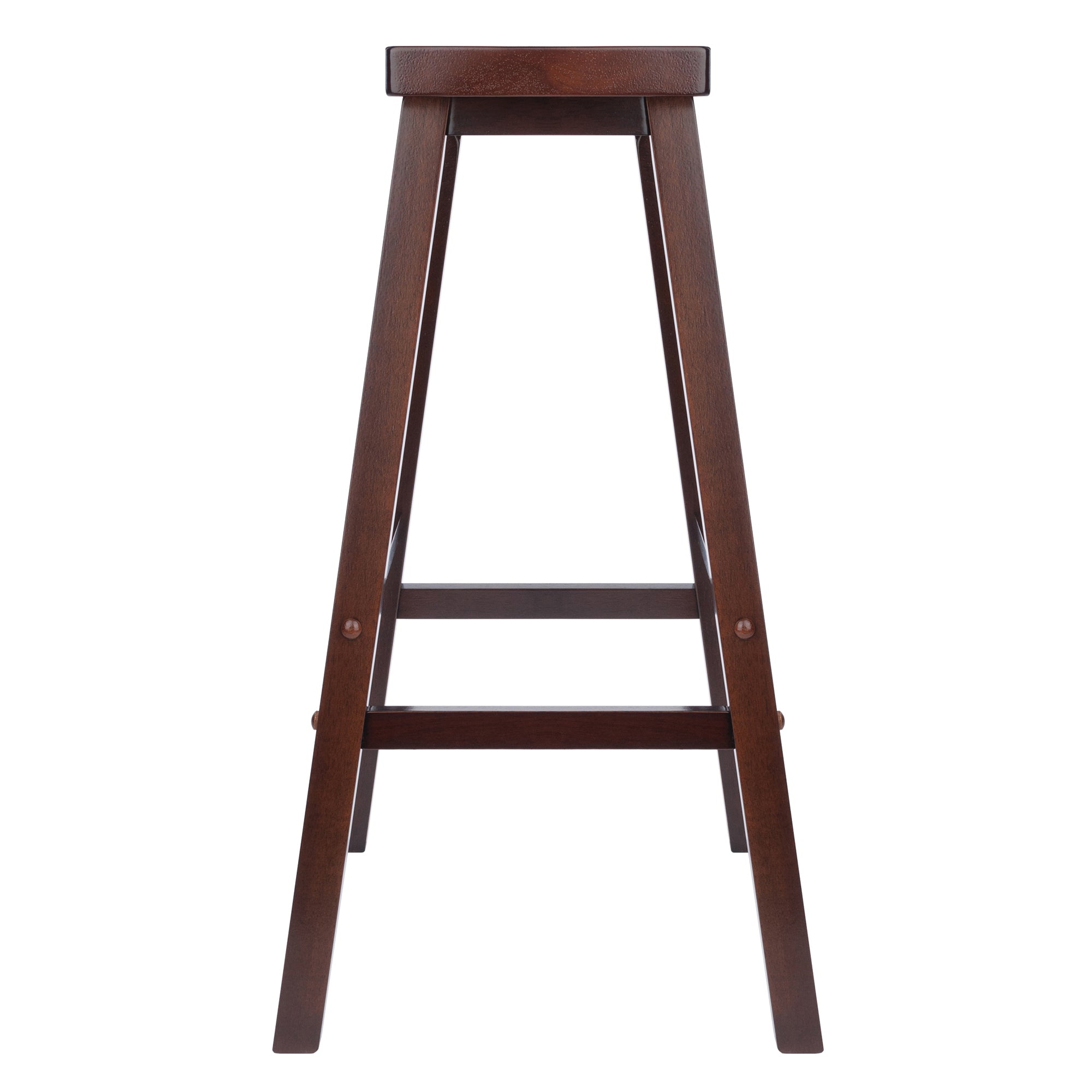 Satori Saddle Seat Bar Stool, Walnut