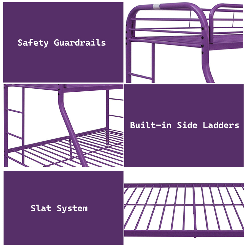 Tritan Bunk Bed (T/F), Purple