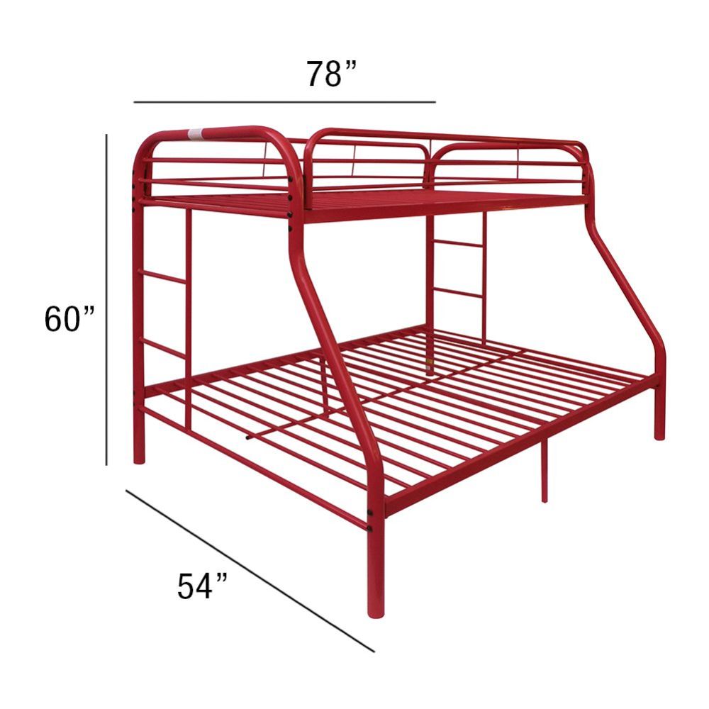 Tritan Bunk Bed (T/F), Red