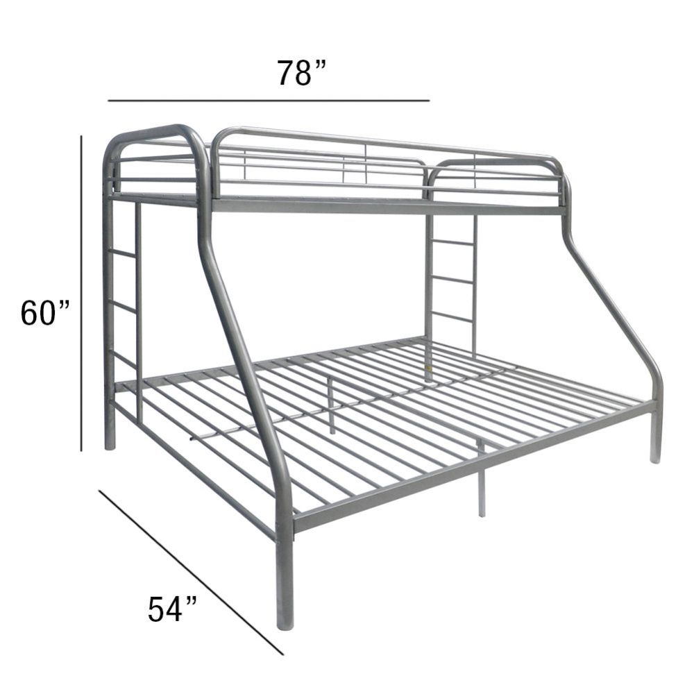 Tritan Bunk Bed (T/F), Silver