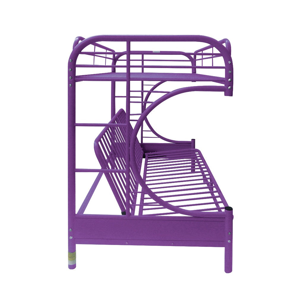 Eclipse Futon Bunk Bed (T/F), Purple