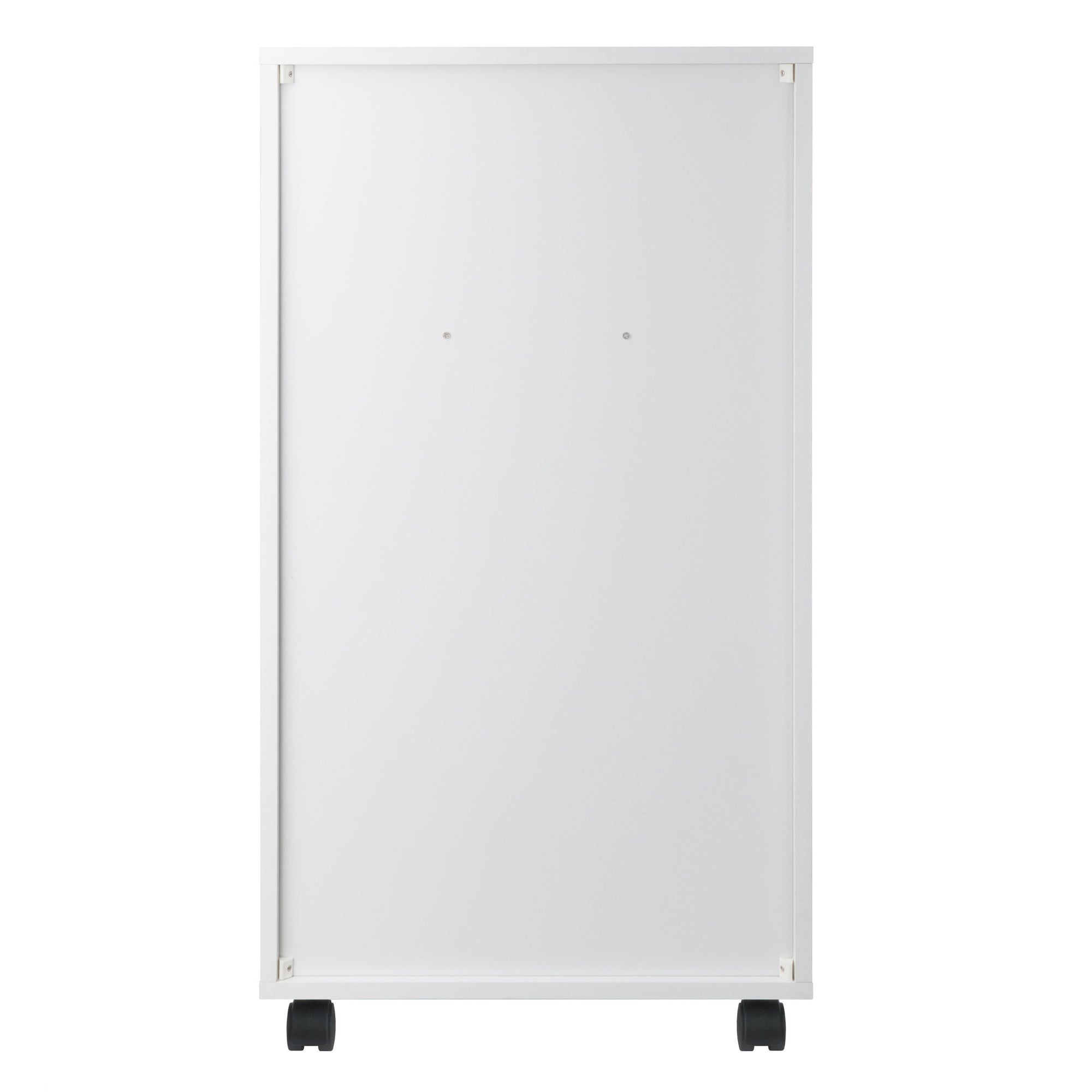Halifax Bins & Drawers Multi-Storage Tall Mobile Cabinet, White
