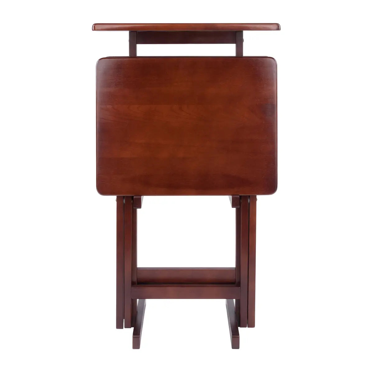 Riley 3-Pc Set Snack Table, Walnut Finish