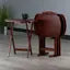 Corbett 5-Pc Oversized Snack Table Set, Walnut