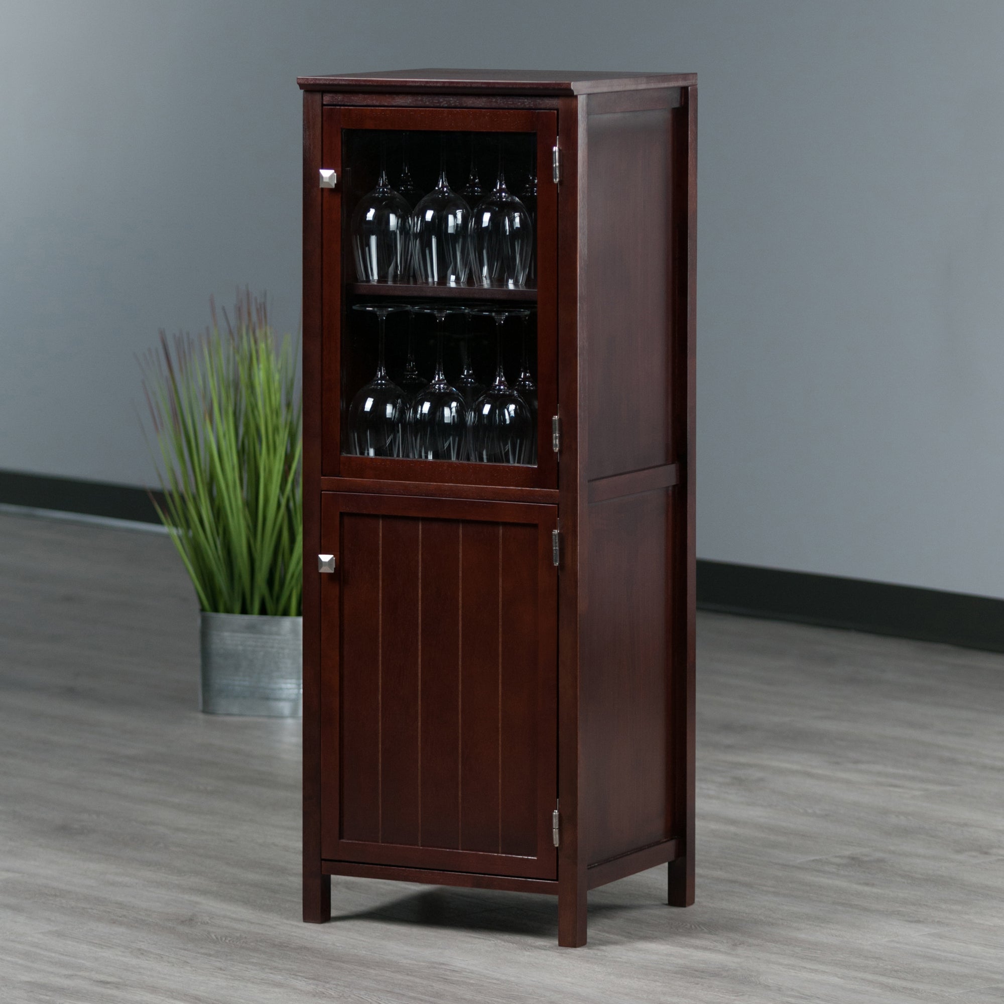 Brooke Jelly 2-Section Cupboard, Walnut