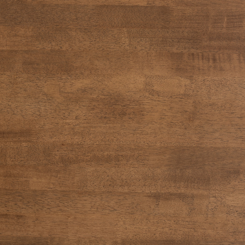 Rylie Traditional Transitional Mission Style Walnut Brown Finished Rectangular Wood Coffee Table